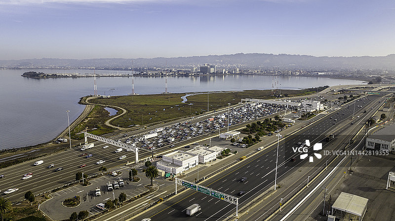 旧金山海湾大桥收费广场图片素材