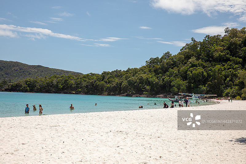 白天堂海滩图片素材