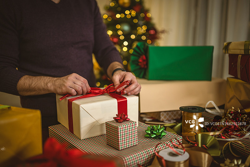 圣诞礼物包装图片素材