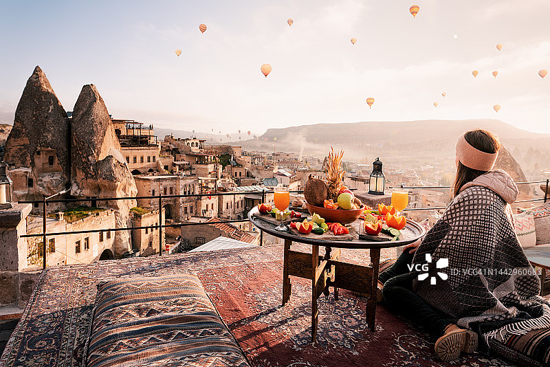 卡帕多奇亚的早餐图片素材