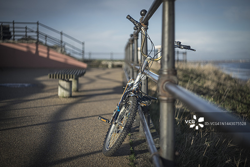在蒂斯河畔索尔特本的自行车图片素材