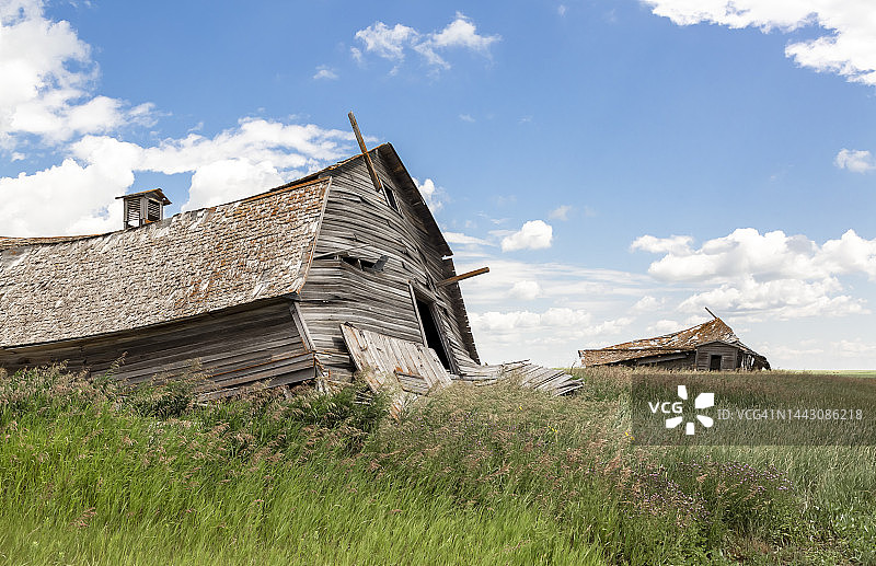 加拿大破旧的农场建筑图片素材