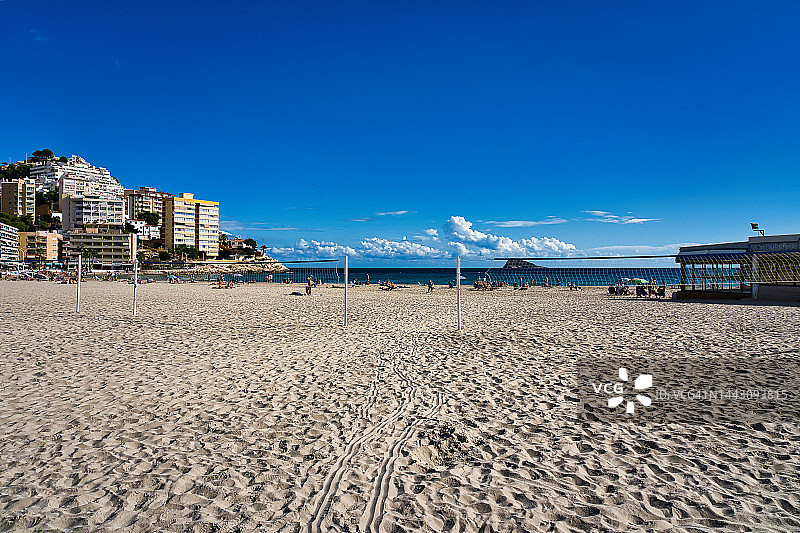 西班牙阿利坎特省菲内斯特拉特海滩图片素材