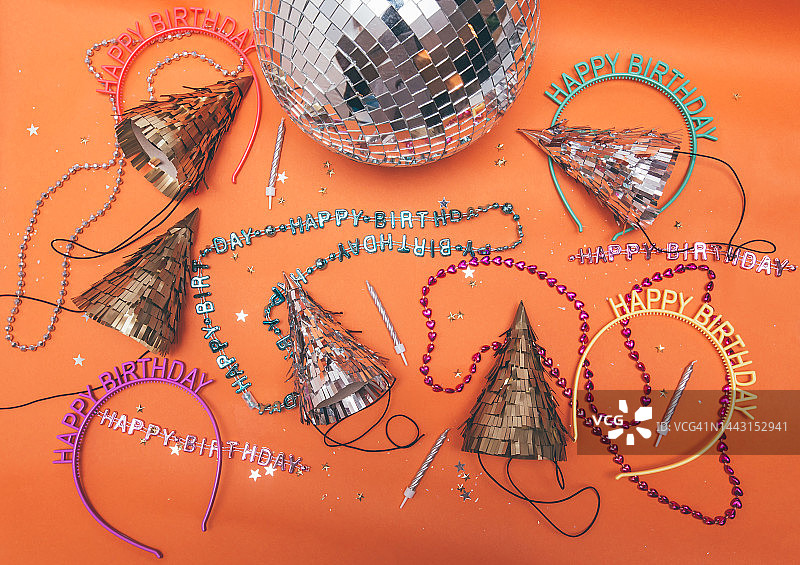 无人生日装饰、生日派对礼品、生日派对用品图片素材