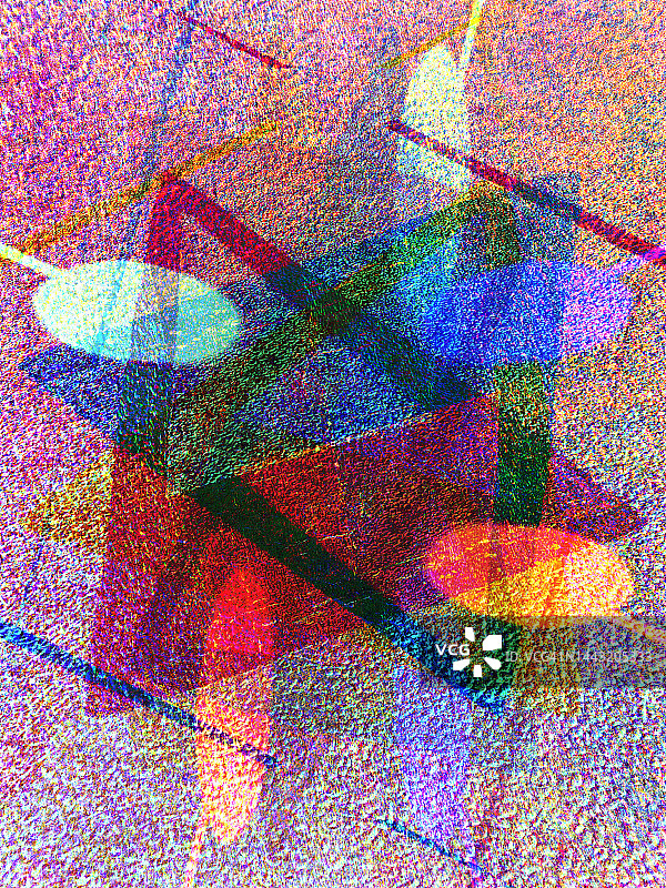 Lowe Radley的几何道路标志和阴影相交抽象可视化图片素材