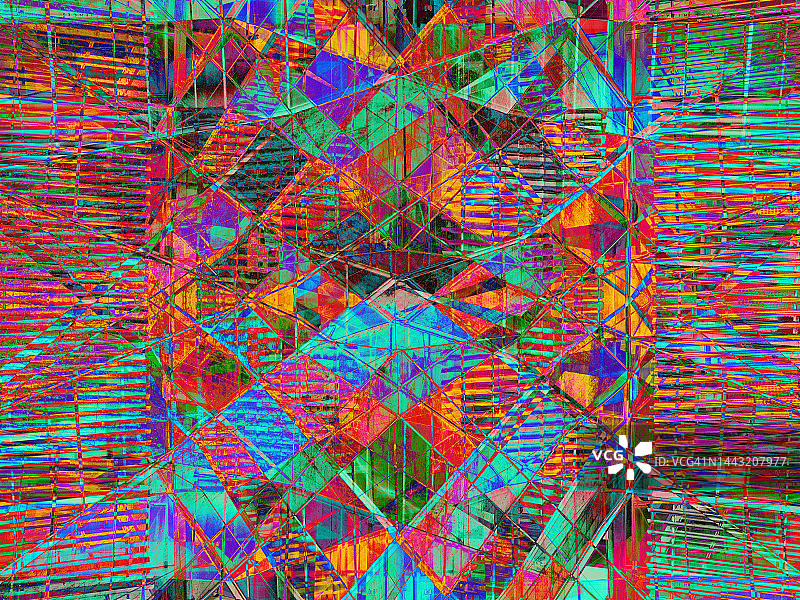 抽象视觉：英国牛津的建筑外观图片素材