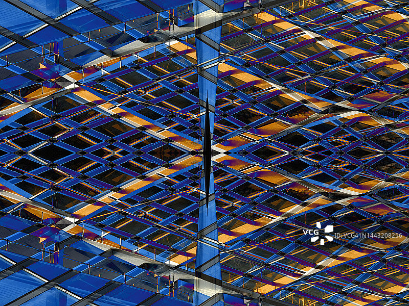 牛津韦斯特盖特购物中心主中庭抽象视觉效果图片素材