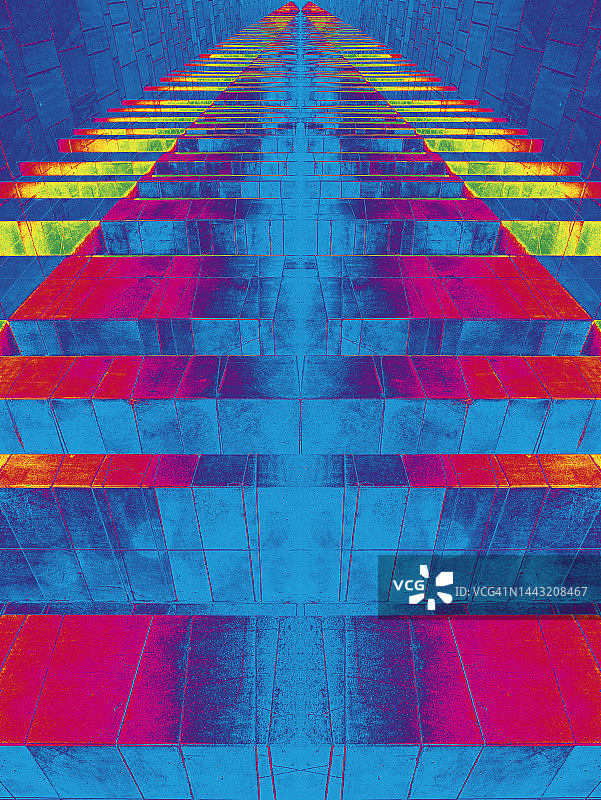 北爱尔兰安特里姆郡的石墙抽象景观图片素材