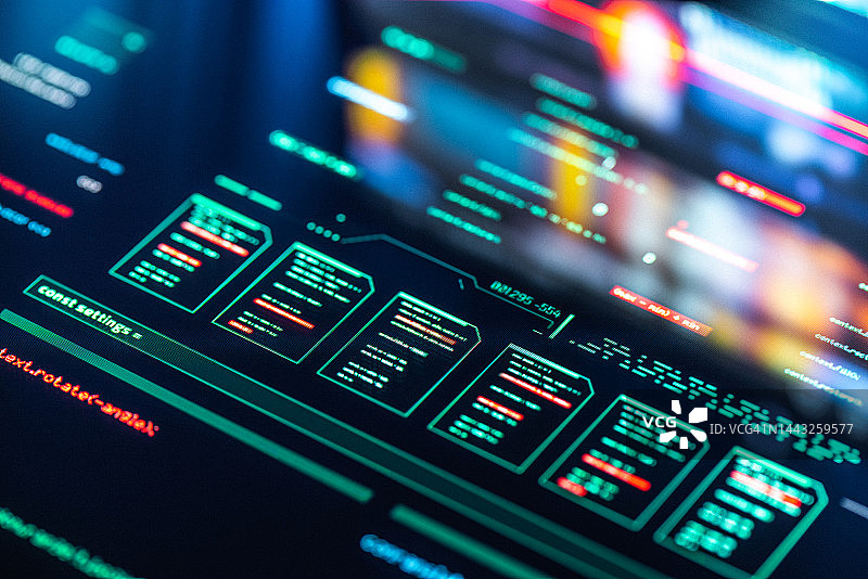 现代用户界面未来终端显示图片素材