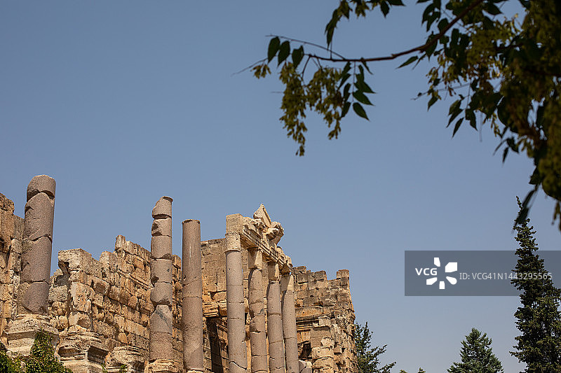 黎巴嫩巴尔贝克罗马遗址图片素材