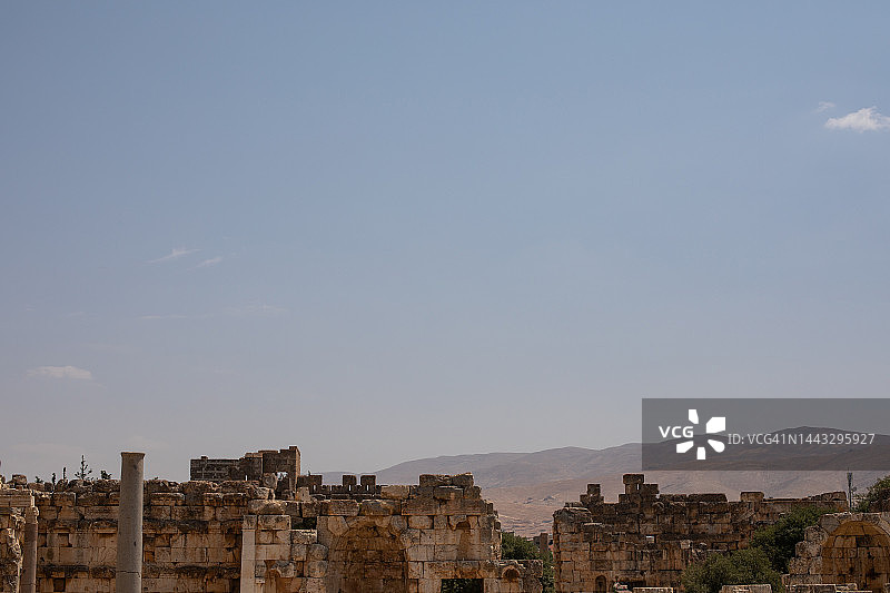 黎巴嫩巴尔贝克罗马遗址图片素材