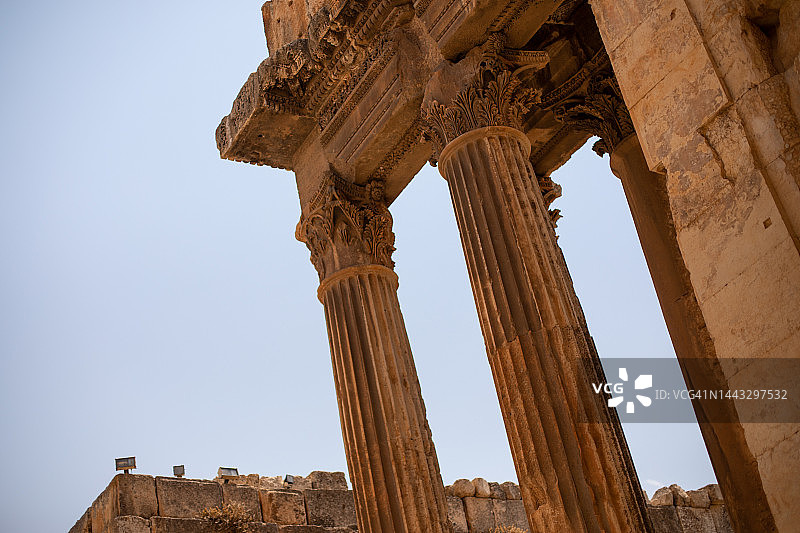 黎巴嫩巴尔贝克罗马遗址图片素材
