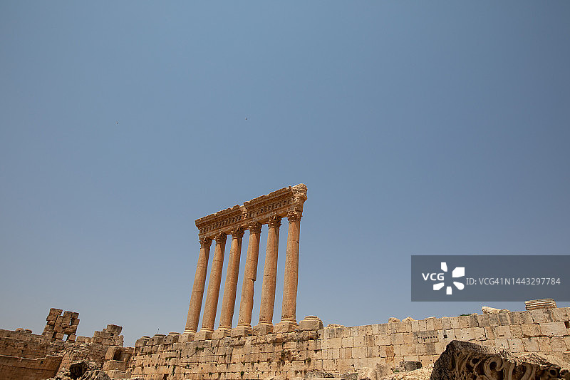 黎巴嫩巴尔贝克罗马遗址图片素材