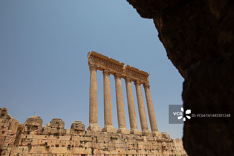 巴尔贝克罗马遗址：朱庇特神庙图片素材