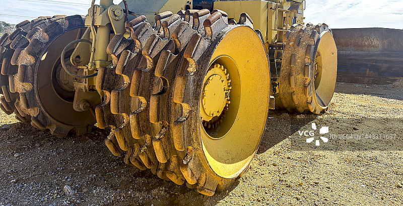 建筑工地挖掘设备图片素材