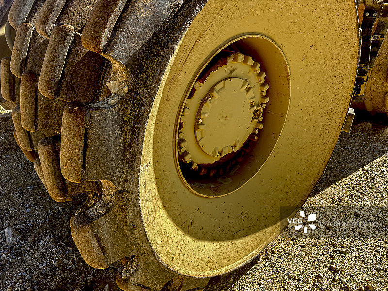 建筑工地挖掘设备图片素材