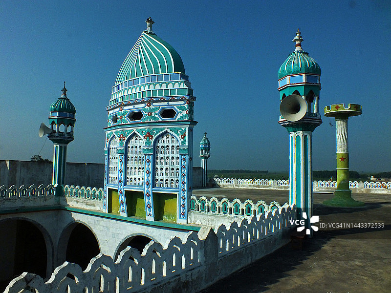 苏菲派圣人沙阿·阿基格的神殿建筑群图片素材