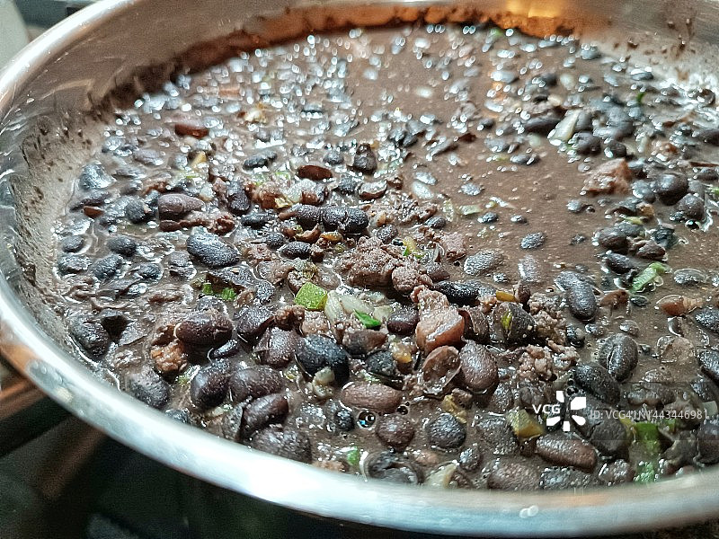 黑豆平底锅图片素材