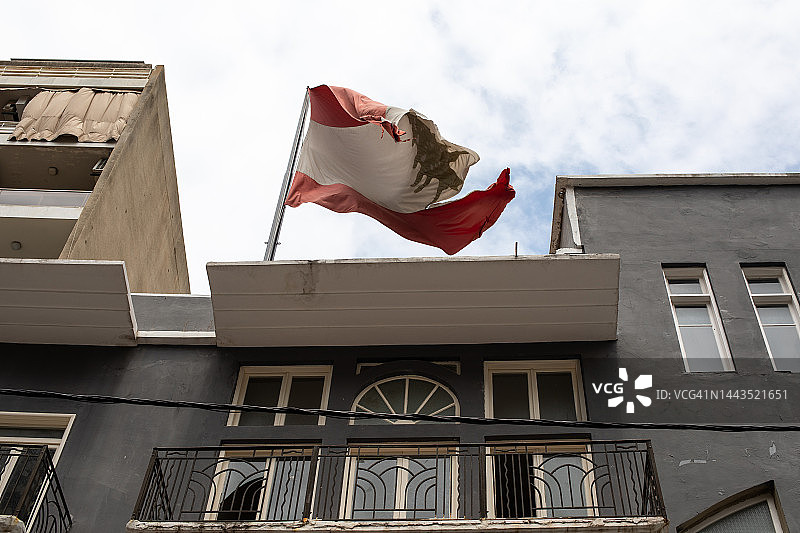 仰望贝鲁特建筑图片素材