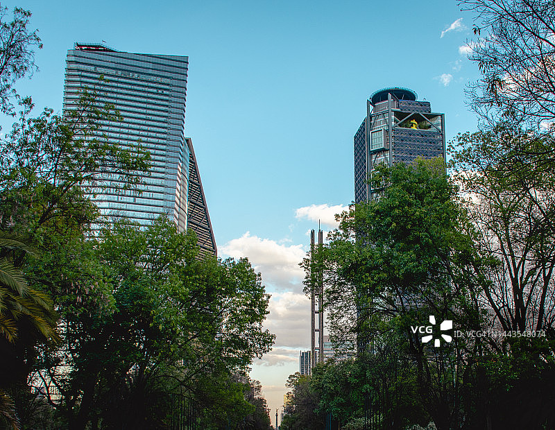 墨西哥城的摩天大楼图片素材