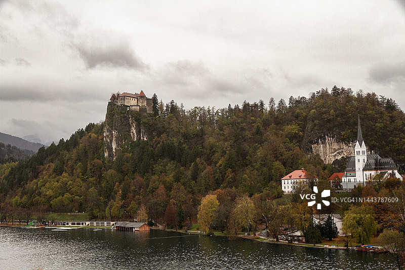 斯洛文尼亚布莱德镇和城堡图片素材