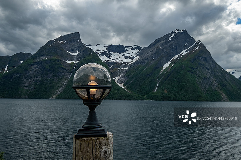 挪威Hj6rundfjorden峡湾图片素材