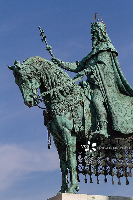 圣斯蒂芬骑马雕像图片素材