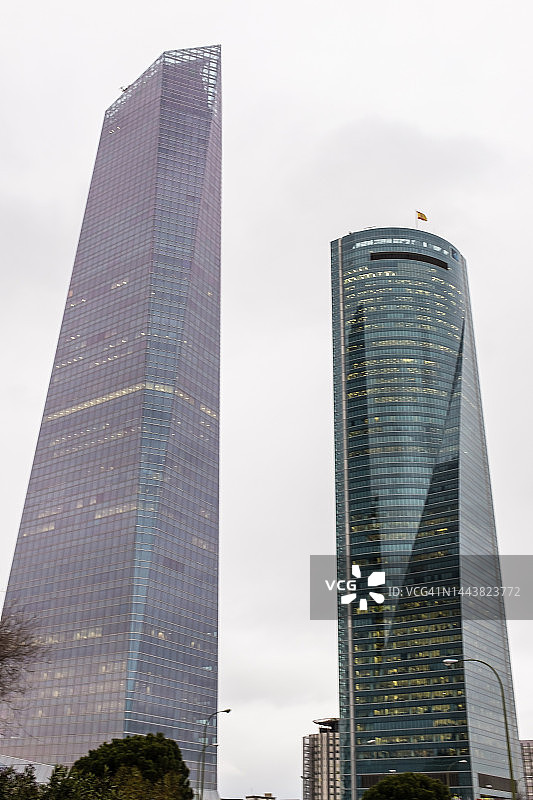 马德里四座塔商务区图片素材