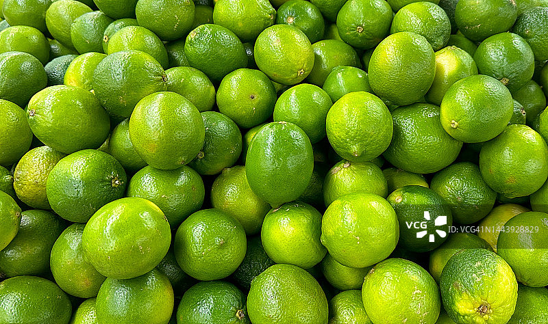 一堆青柠图片素材