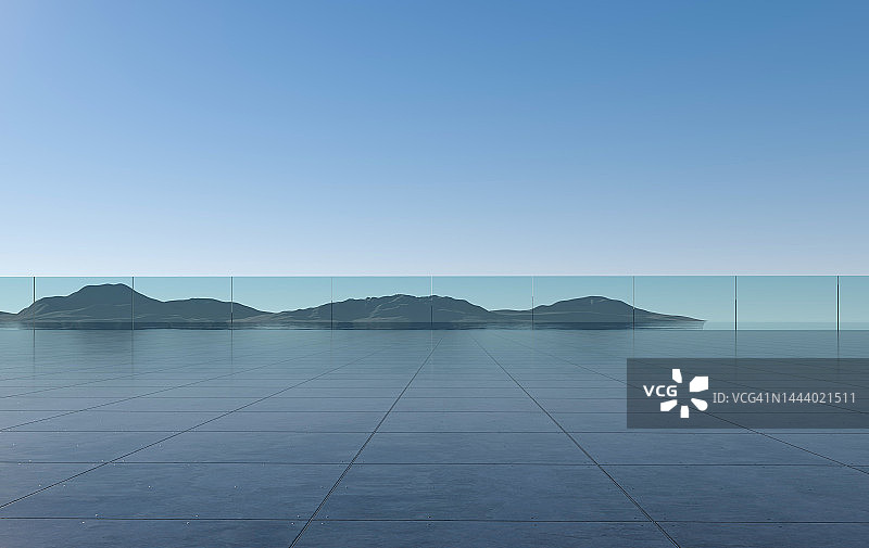 海边混凝土建筑图片素材