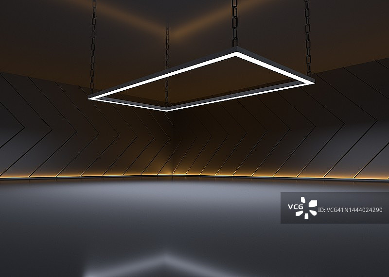 光线下的昏暗房间图片素材