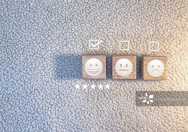 评价等级满意度概念客户体验概念图片素材