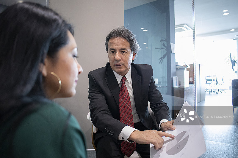 财务顾问与客户图片素材