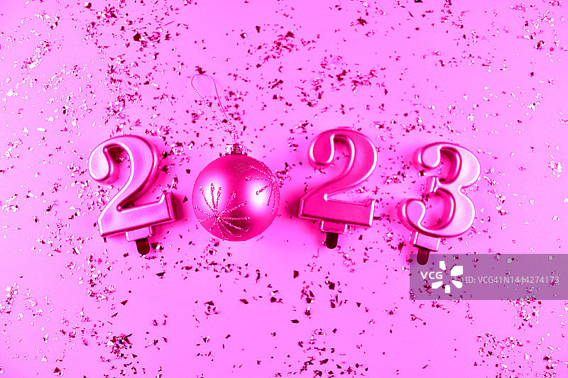 2023新年快乐概念图片素材