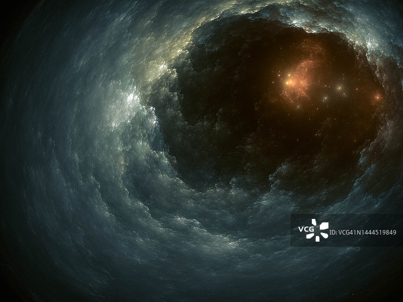 外太空 - 梦幻般的云景图片素材