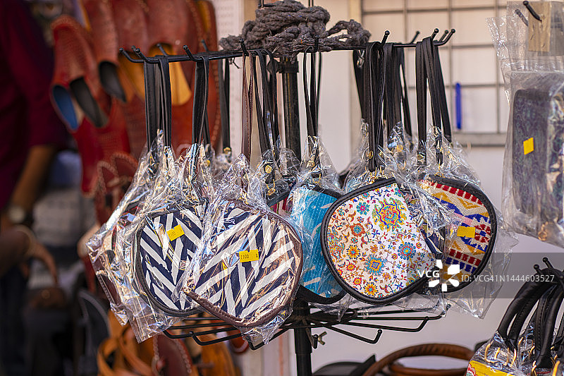 精美印花女士钱包图片素材