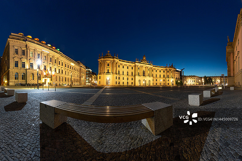 德国柏林贝贝尔广场全景图片素材