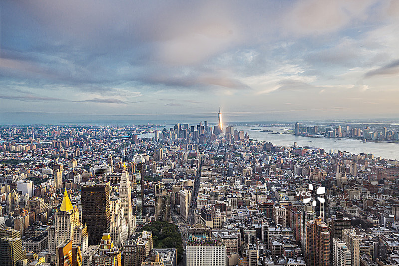 小镇景色图片素材