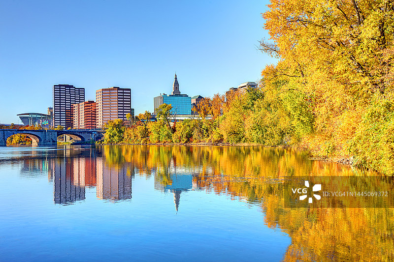 康涅狄格州哈特福德的秋天图片素材