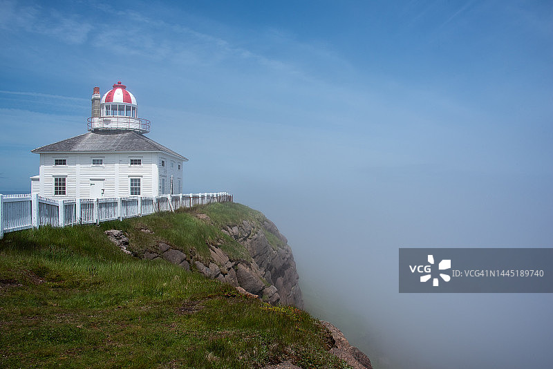 斯皮尔角灯塔的雾图片素材