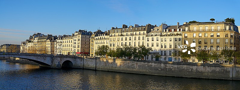 圣路易岛的日落图片素材