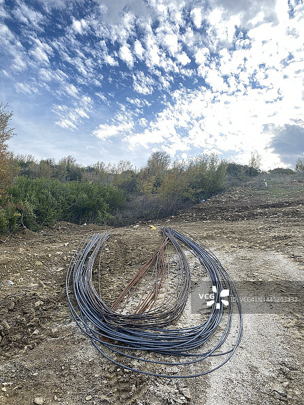 建筑用钢铁材料图片素材