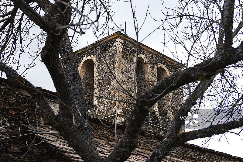 西班牙瓜达拉哈拉省坎皮略德拉斯拉纳斯教堂图片素材