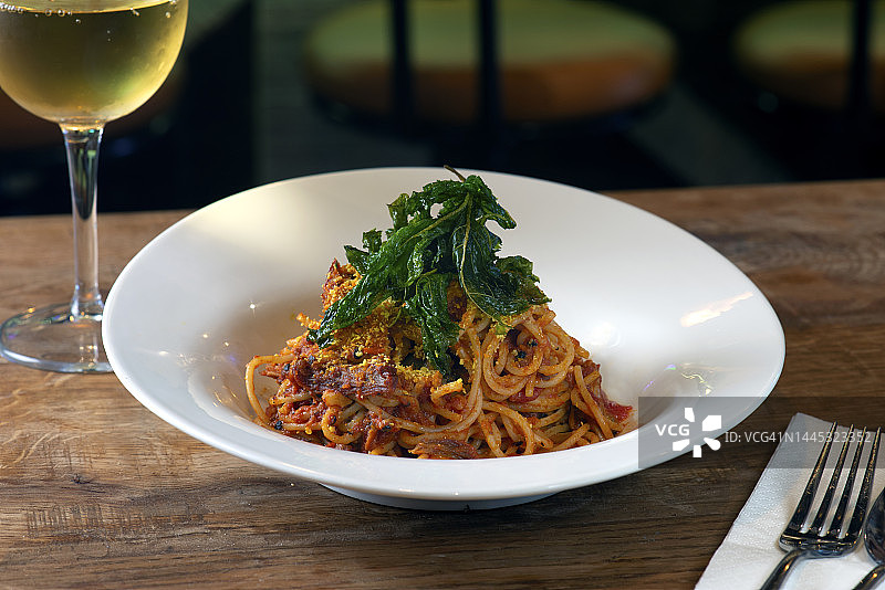 葡萄酒意大利面图片素材