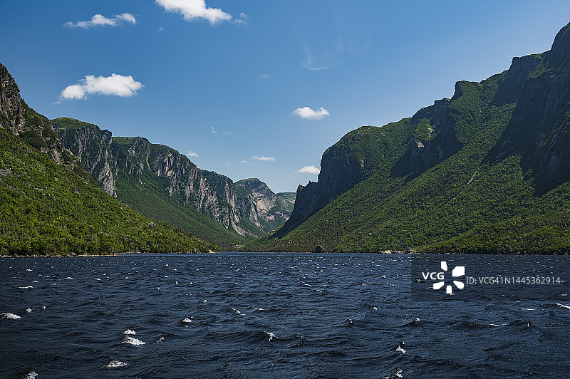 加拿大拉布拉多西布鲁克池塘风光图片素材