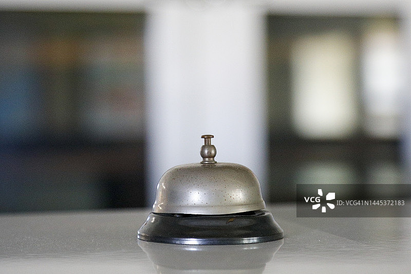 老式呼叫铃特写图片素材