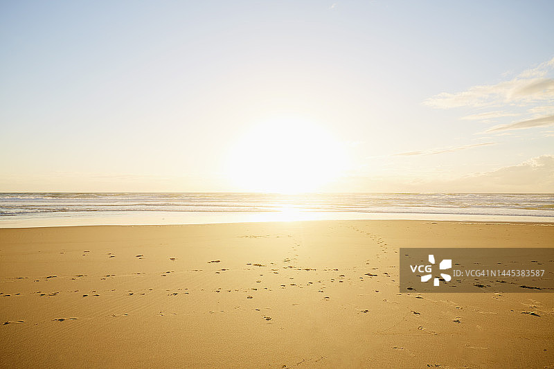 海边的日落图片素材