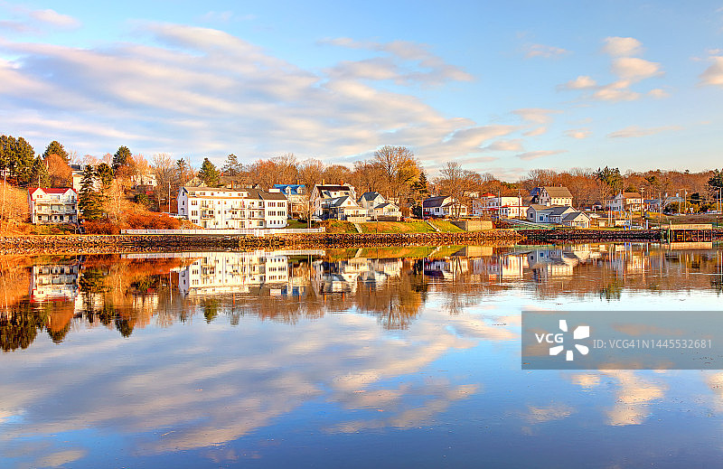 缅因州巴克斯波特图片素材