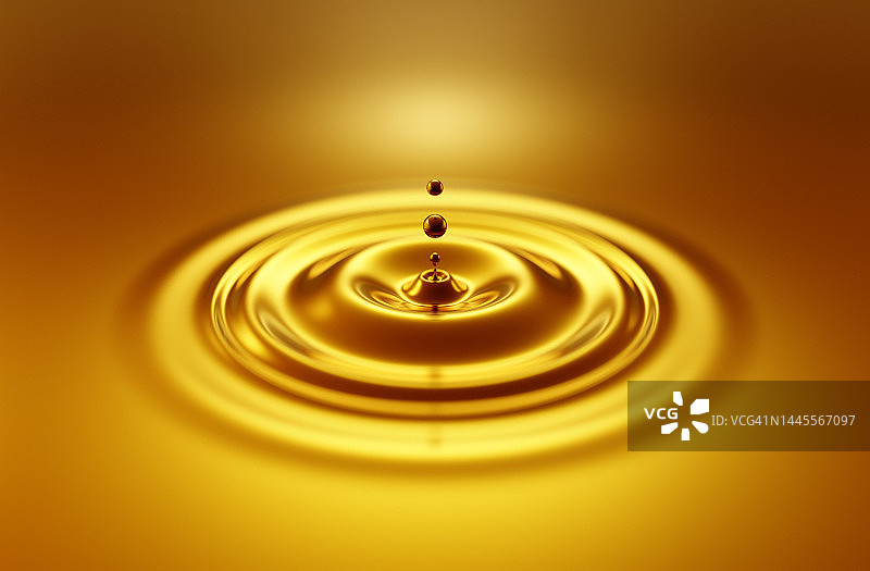 金色波纹图片素材