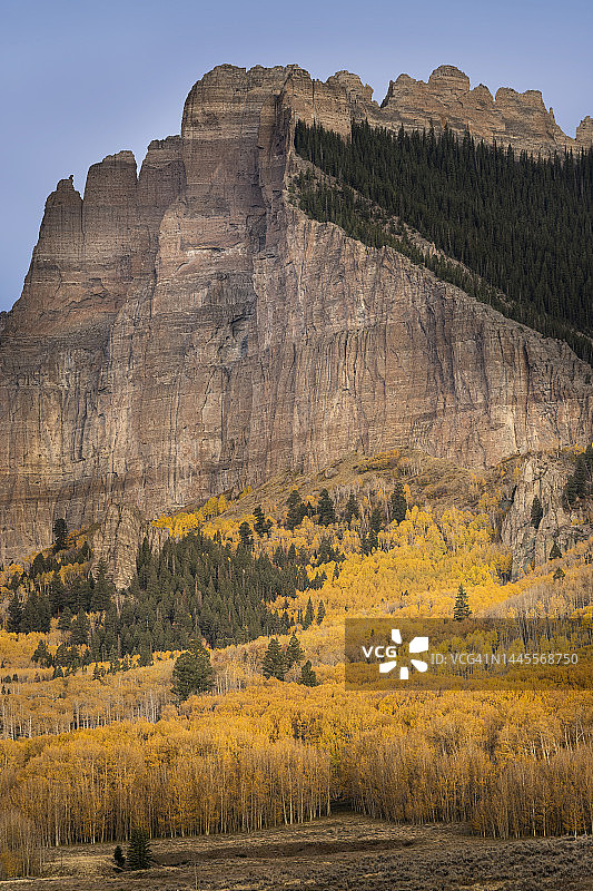 米尔克里克峡谷的秋天图片素材